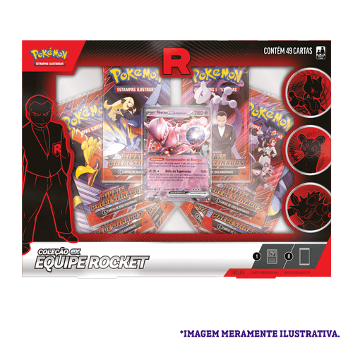 Pokemon TCG Team Rocket ex Box - Mewtwo - Front_PTBR